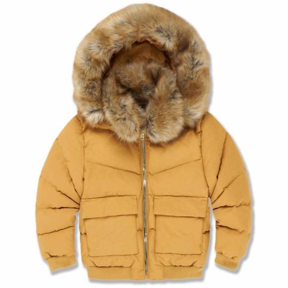 NEW JORDAN CRAIG boys hollis bomber jacket in desert - Picture 1 of 2